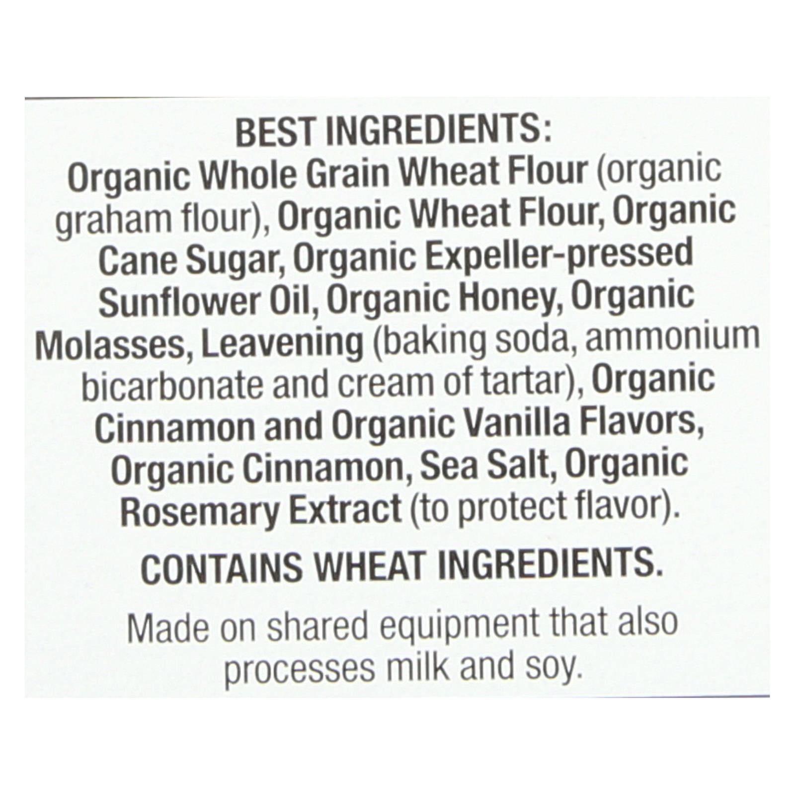 Annie's Homegrown Organic Cinnamon Graham Crackers - Case Of 12 - 14.4 Oz. - GreatEagleInc