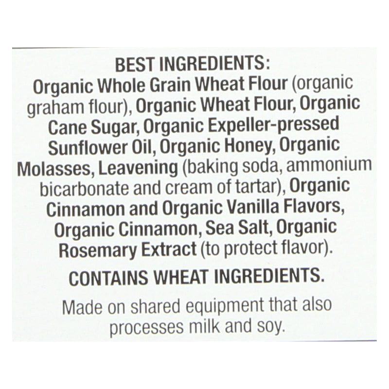 Annie's Homegrown Organic Cinnamon Graham Crackers - Case Of 12 - 14.4 Oz. - GreatEagleInc