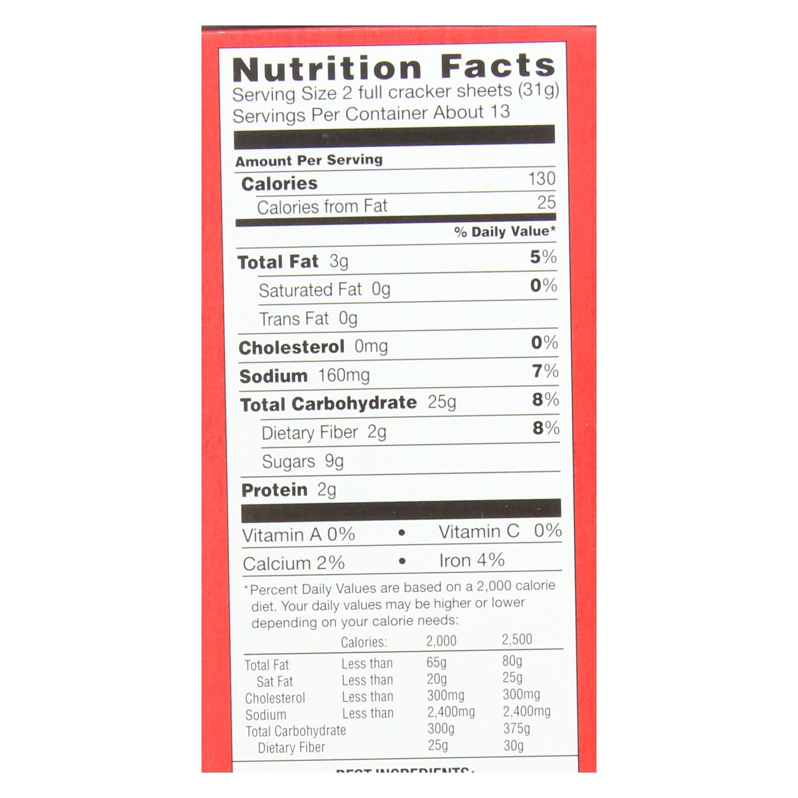 Annie's Homegrown Organic Cinnamon Graham Crackers - Case Of 12 - 14.4 Oz. - GreatEagleInc