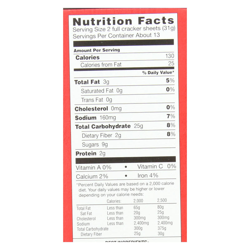 Annie's Homegrown Organic Cinnamon Graham Crackers - Case Of 12 - 14.4 Oz. - GreatEagleInc