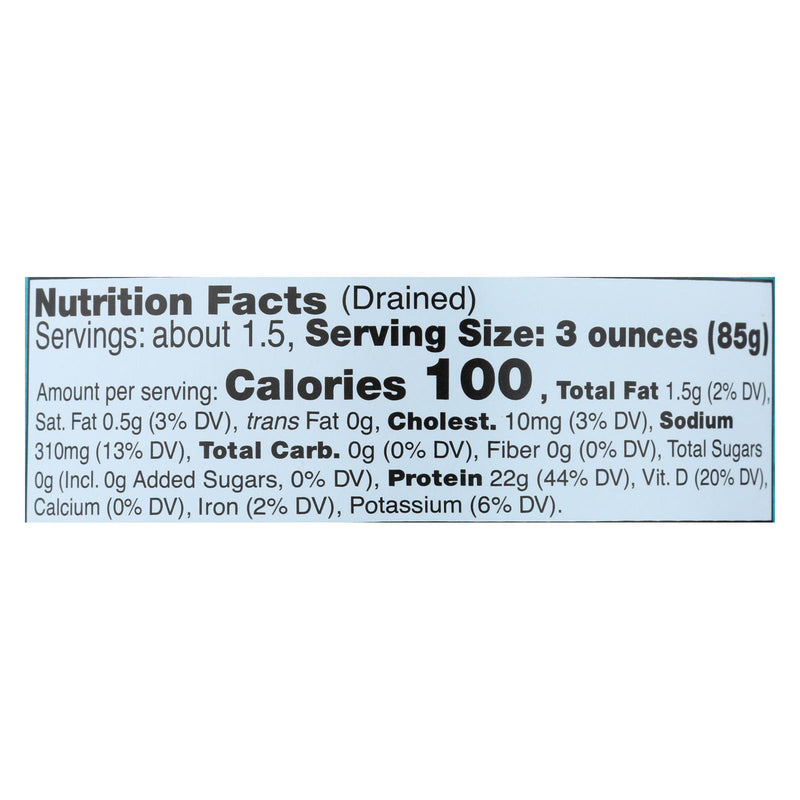 Sustainable Seas - Tuna Albcore Chnk In H2o - Case Of 12 - 5 Oz - GreatEagleInc