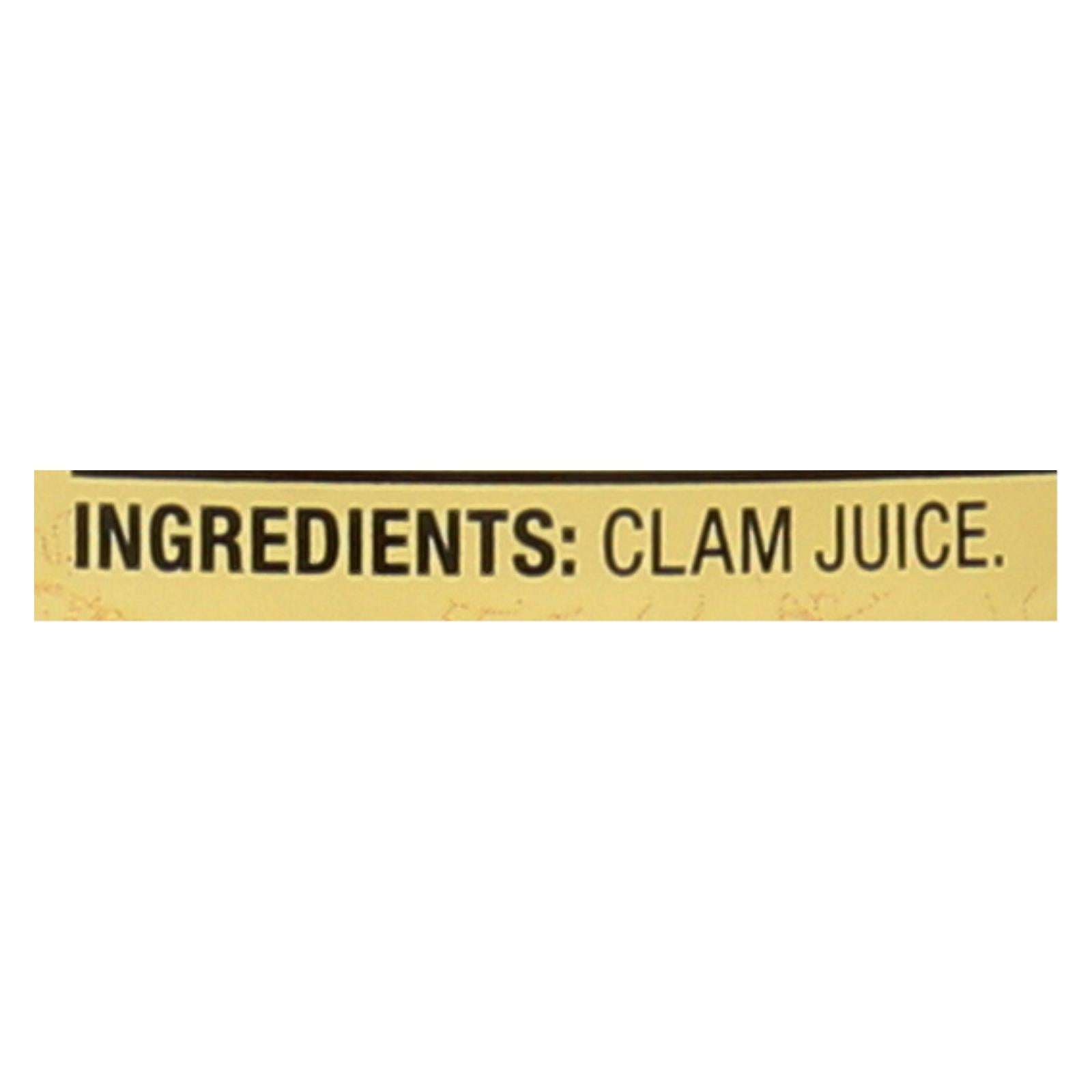 Reese Clam Juice Bottle - Case Of 6 - 8 Fl Oz. - Eco-Friendly Home & Grocery