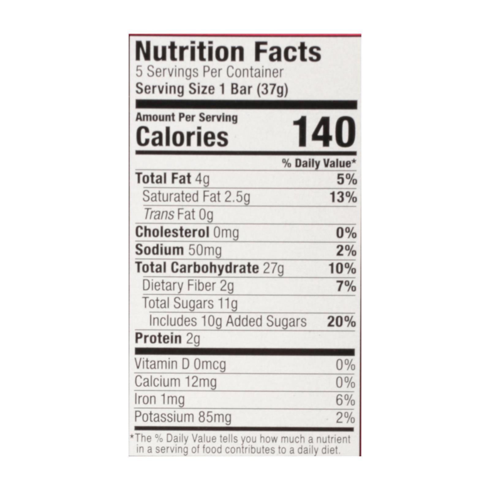 Bobo's Oat Bars - Stuffed Bites Strawberry - Case Of 6 - 6.5 Oz - GreatEagleInc