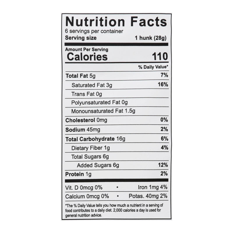 Heavenly Hunks - Cookie Oatmeal Chocolate Chip - Case Of 6 - 6 Oz - GreatEagleInc