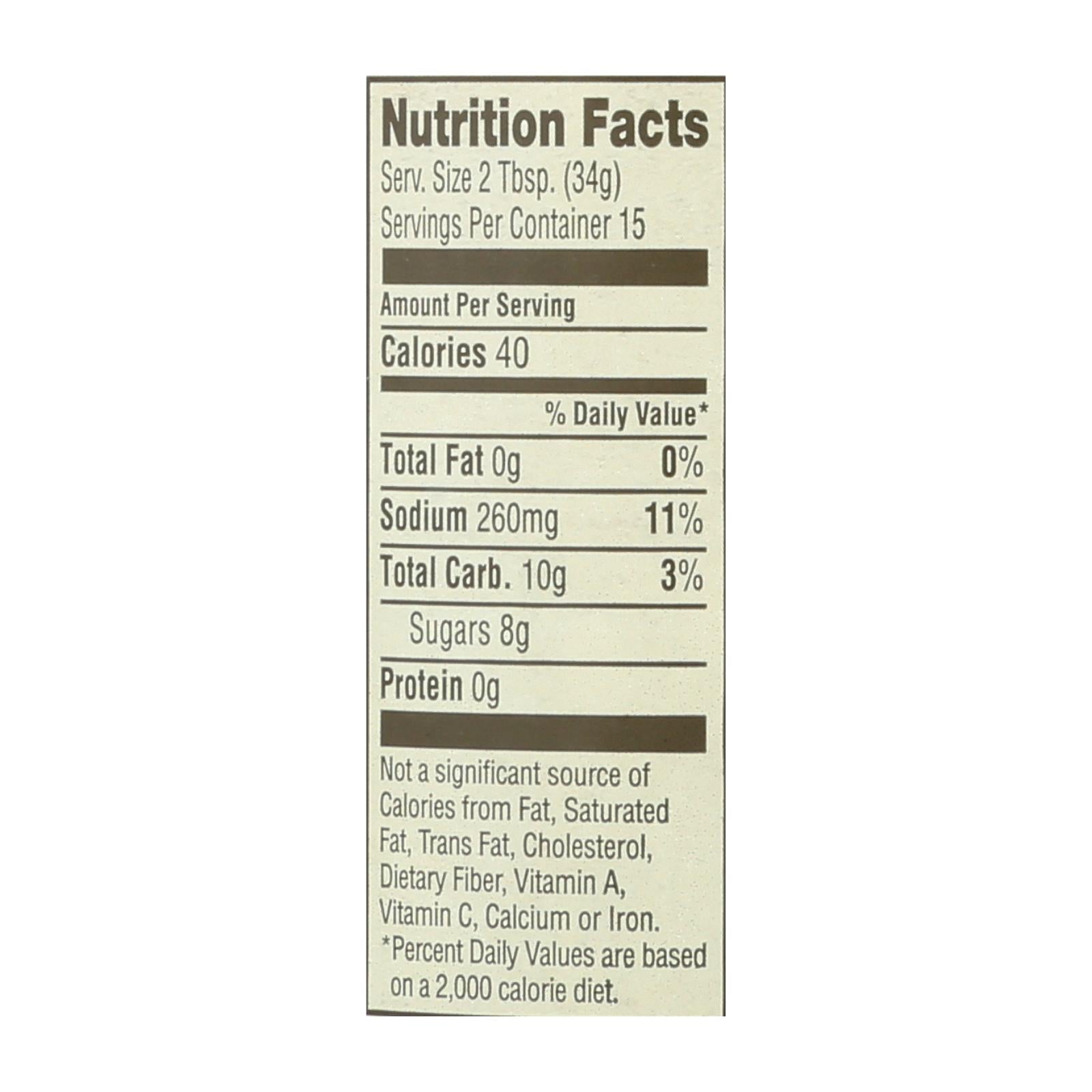 Stubb's Bbq Sauce - Hickory Bourbon - Case Of 6 - 18 Fl Oz. - Eco-Friendly Home & Grocery