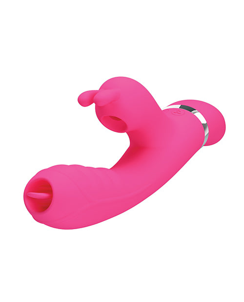 Pretty Love Phoenix Licking Rabbit - Pink - GreatEagleInc