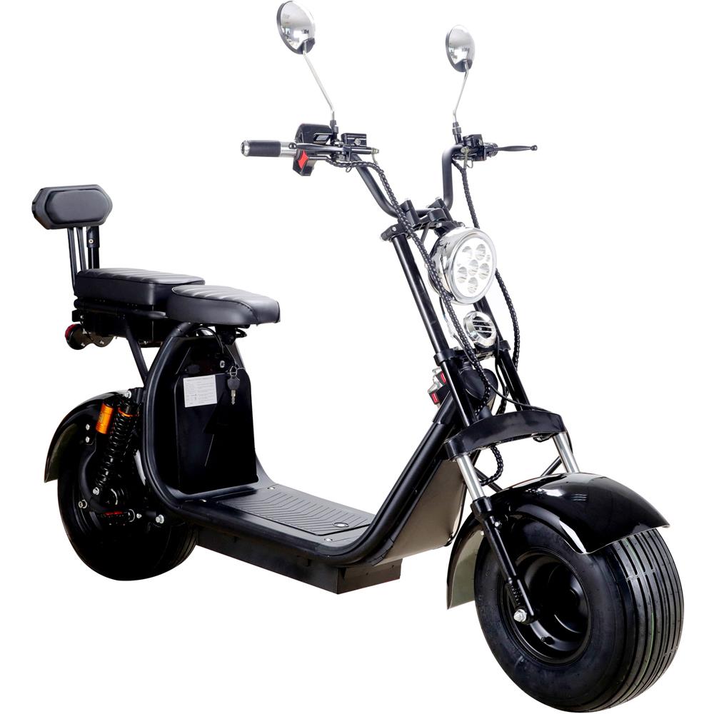 Mototec Knockout 60v 2000w Lithium Electric Scooter Black - GreatEagleInc