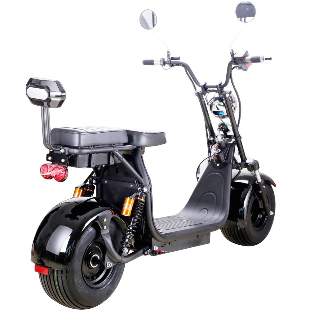 Mototec Knockout 60v 2000w Lithium Electric Scooter Black - GreatEagleInc