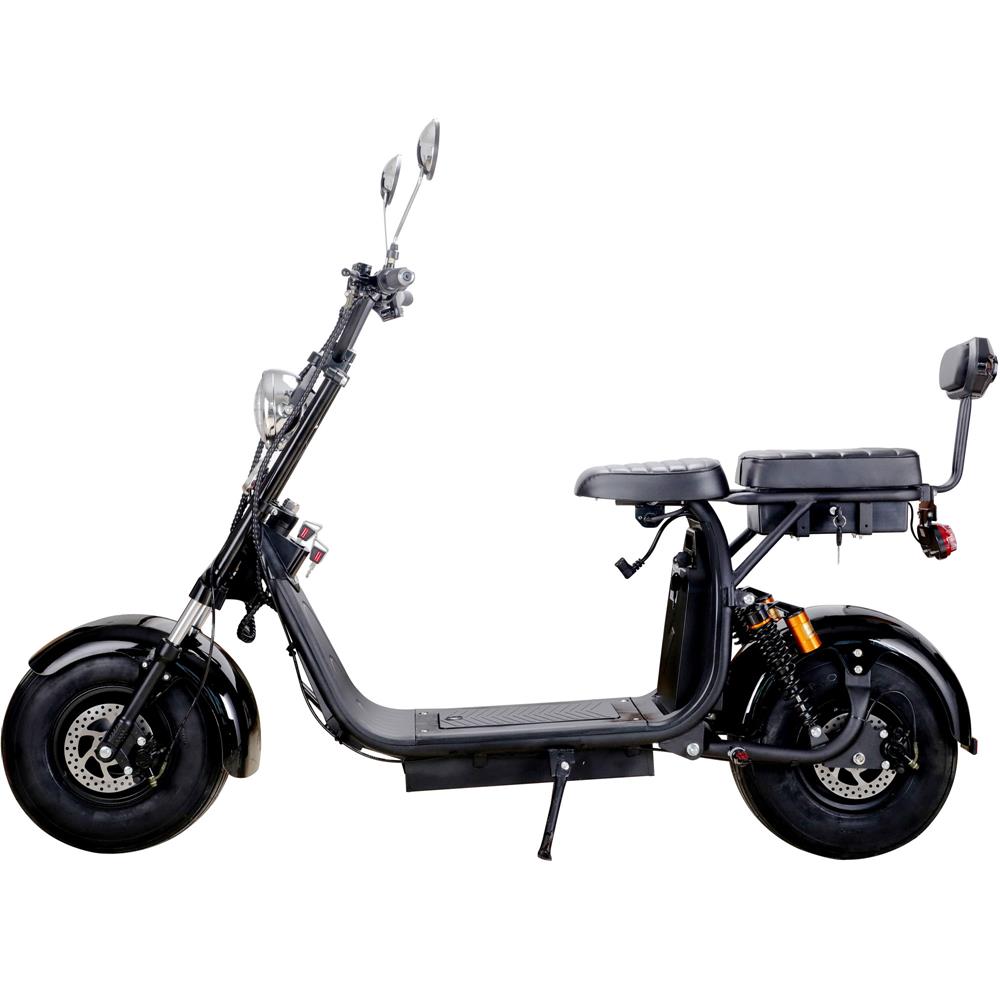 Mototec Knockout 60v 2000w Lithium Electric Scooter Black - GreatEagleInc