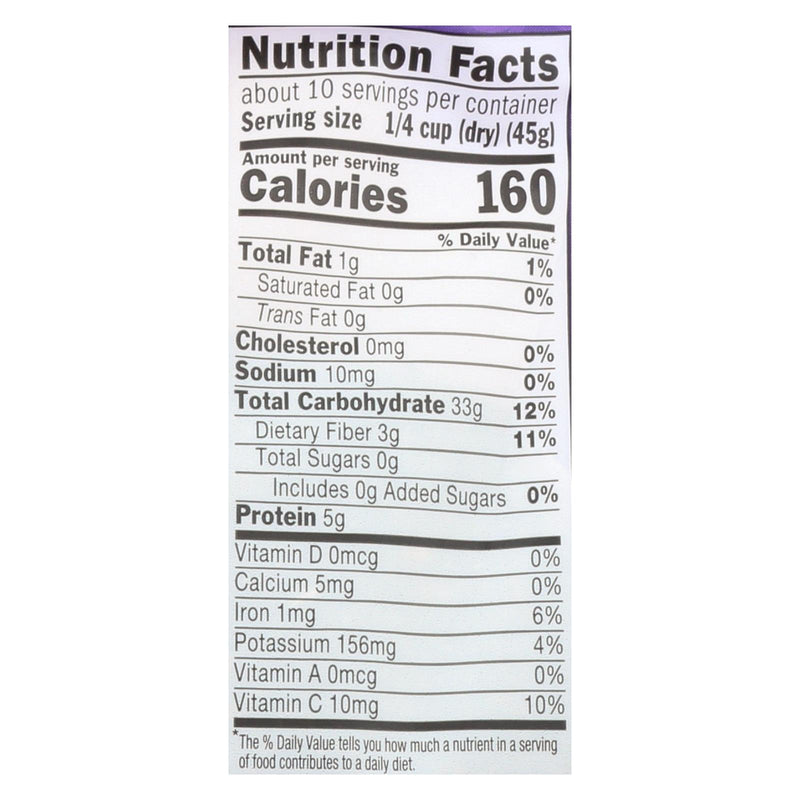 Lundberg Family Farms Organic Rice - Black Pearl - Case Of 6 - 1 Lb. - GreatEagleInc