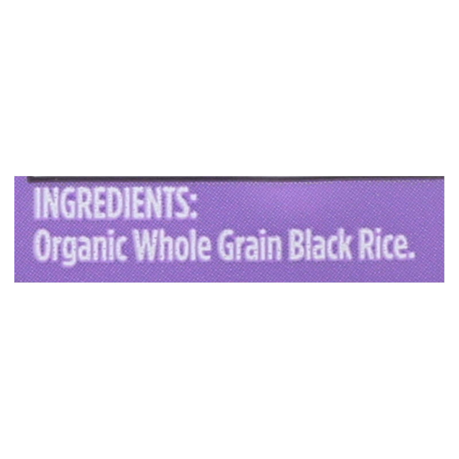 Lundberg Family Farms Organic Rice - Black Pearl - Case Of 6 - 1 Lb. - GreatEagleInc