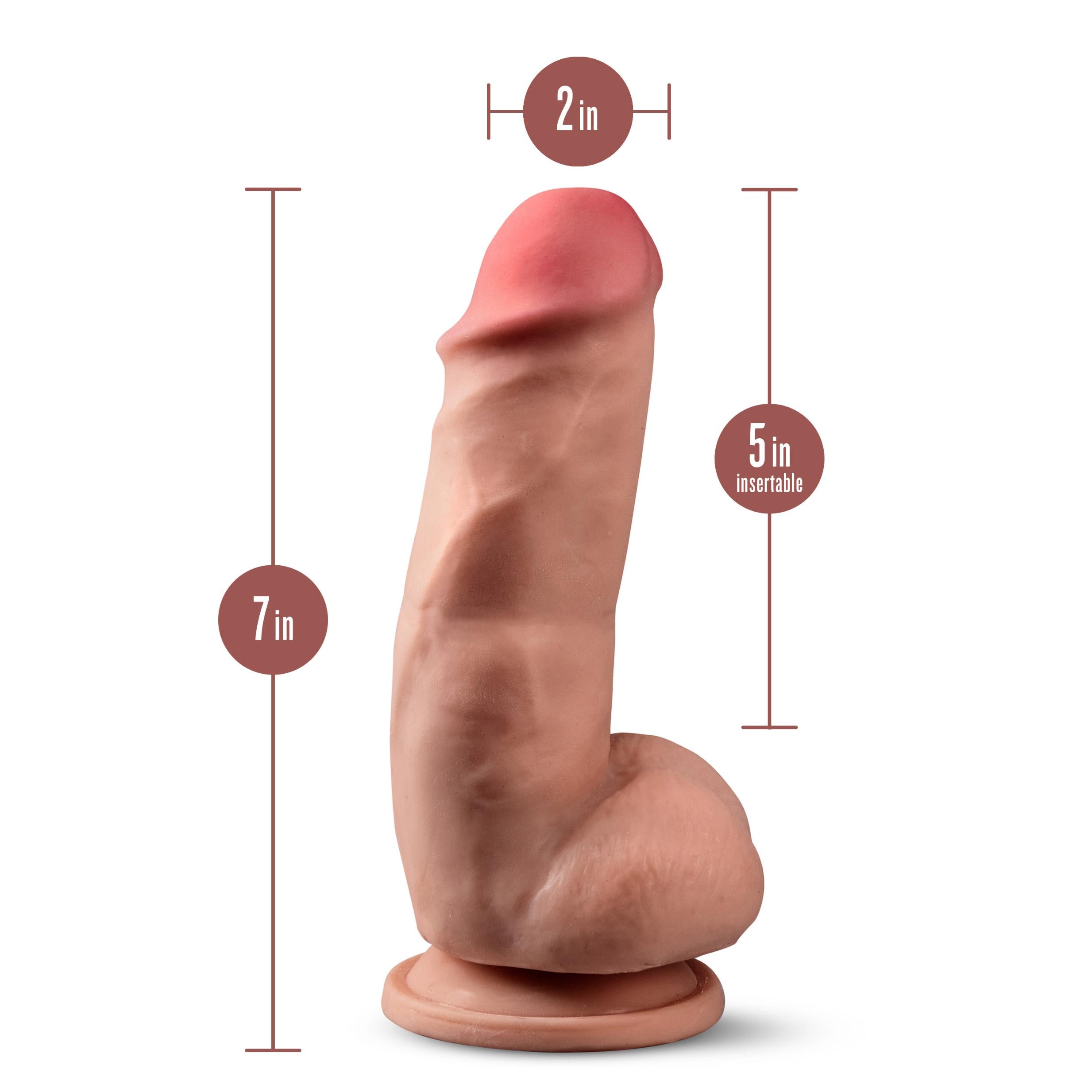 Dr. Skin Plus - Inch Posable Dildo With Balls - GreatEagleInc