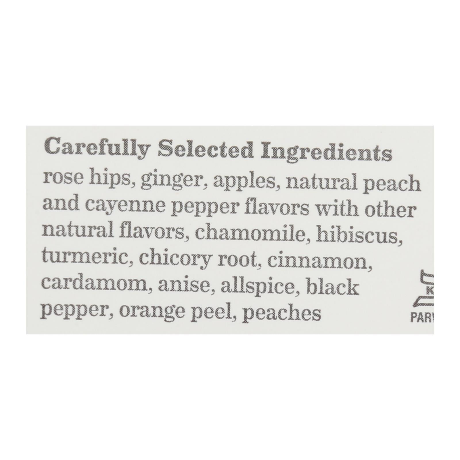 Bigelow Tea - Tea Ginger Peach Tumeric - Case Of 6 - 18 Bag - Home & Garden