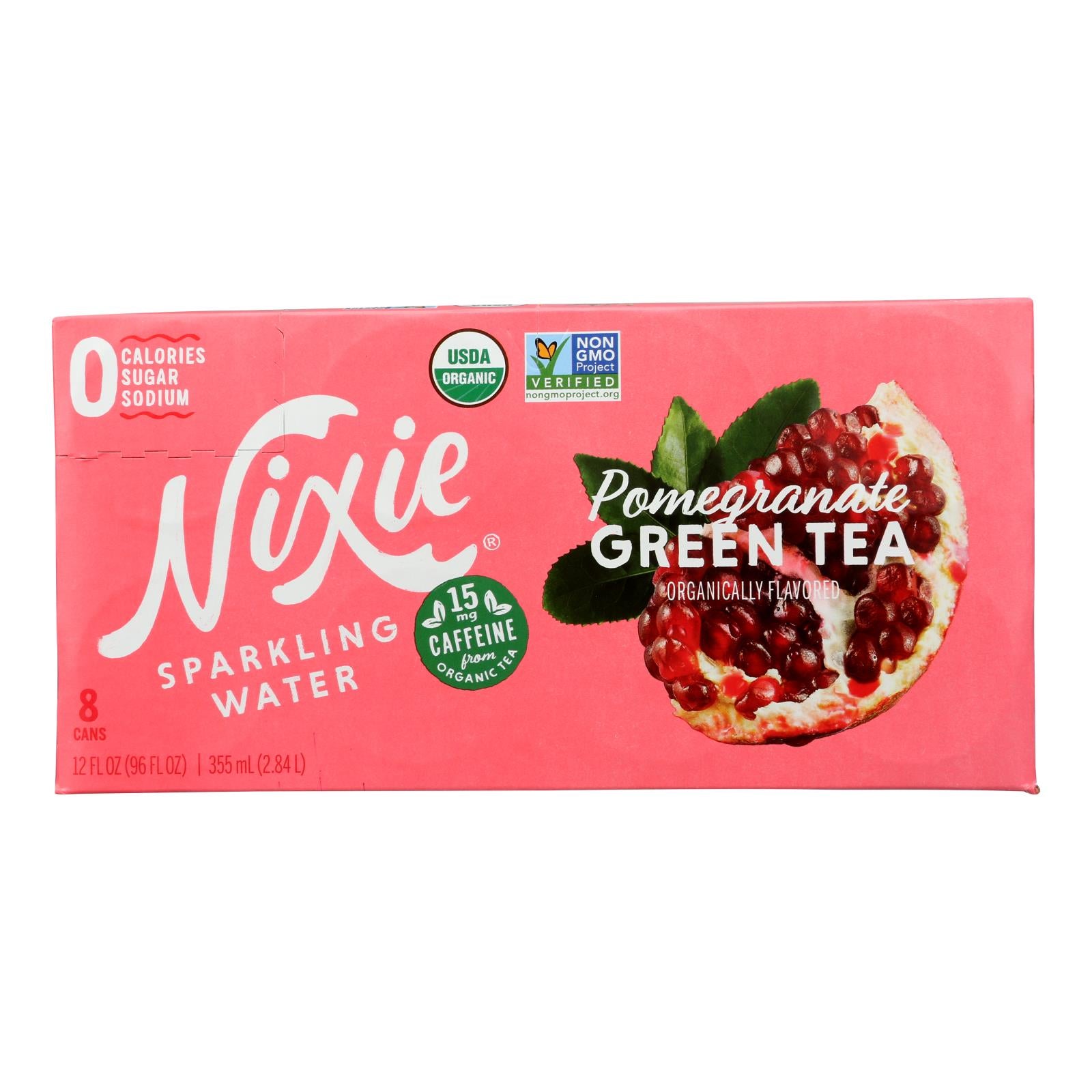 Nixie Sparkling Water - Sparkling Water Pomgrn - Case Of 3 - 8/12 Fz - GreatEagleInc