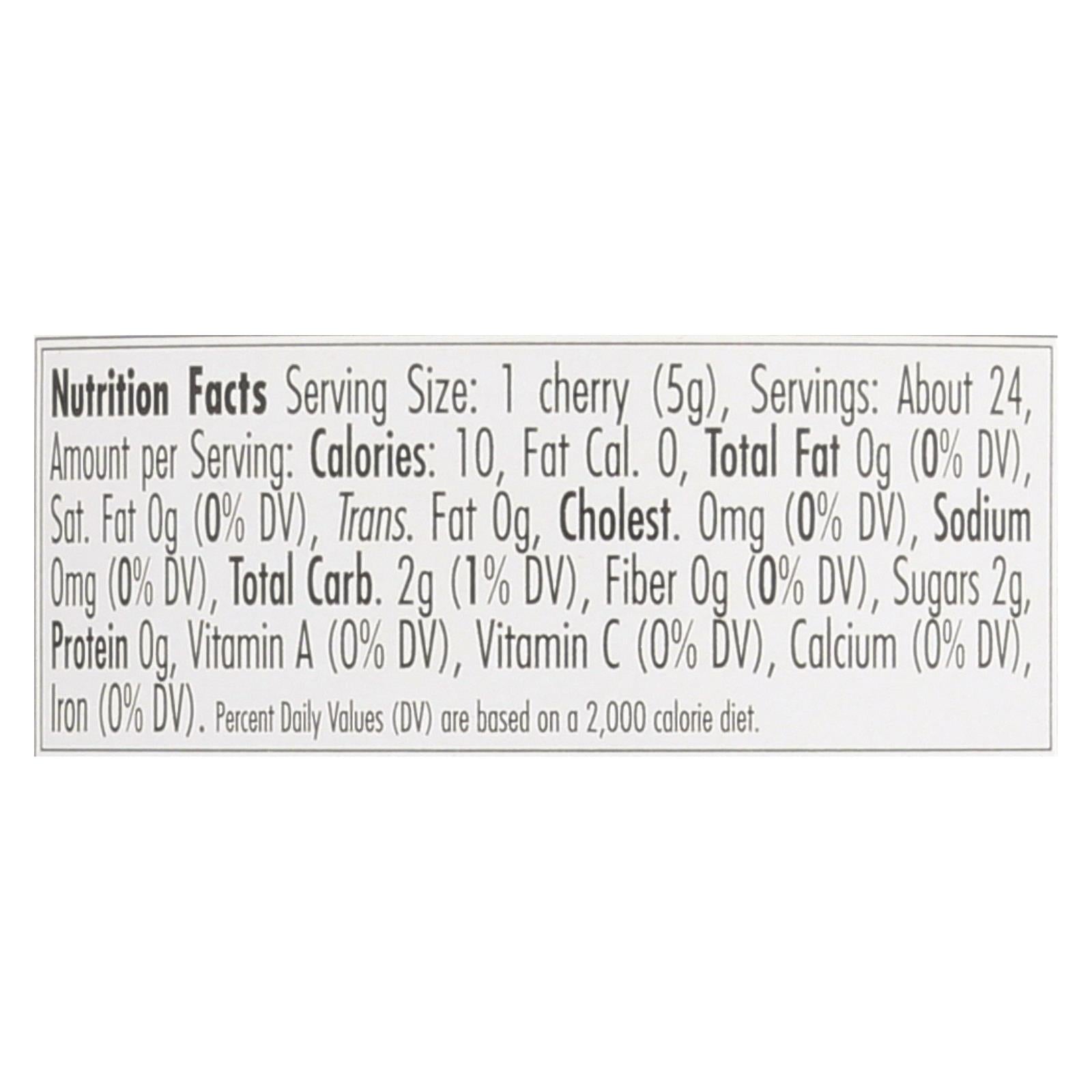 Mezzetta's Maraschino Cherries With Stems  - Case Of 6 - 11 Oz - Home & Garden