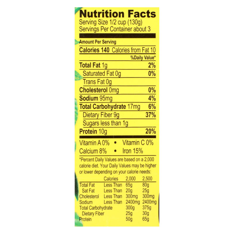 Jack's Quality Organic Black Beans - Low Sodium - Case Of 8 - 13.4 Oz - Eco-Friendly Home & Grocery