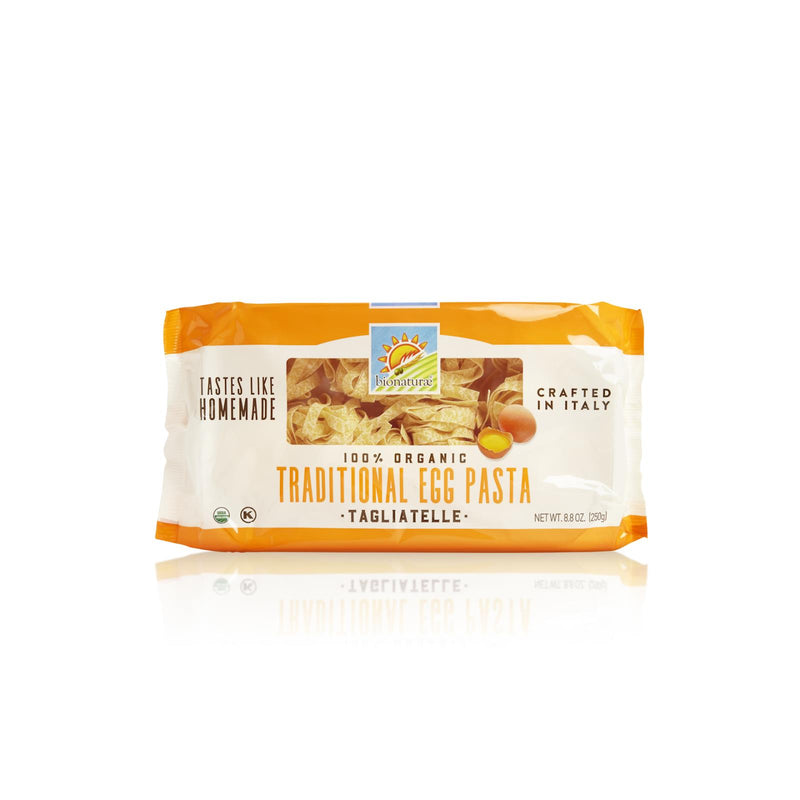 Bionaturae Egg Pasta - Durum Semolina - Case Of 12 - 8.8 Oz. - GreatEagleInc