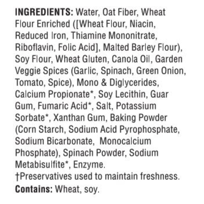 Tumaro's 8-inch Garden Veggie Carb Wise Wraps - Case Of 6 - 8 Ct - GreatEagleInc