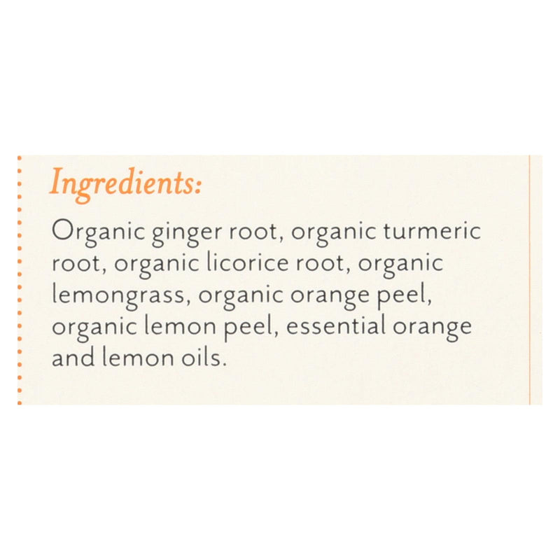 Rishi Tea Bag - Turmeric Ginger - Case Of 6 - 15 Bags - GreatEagleInc