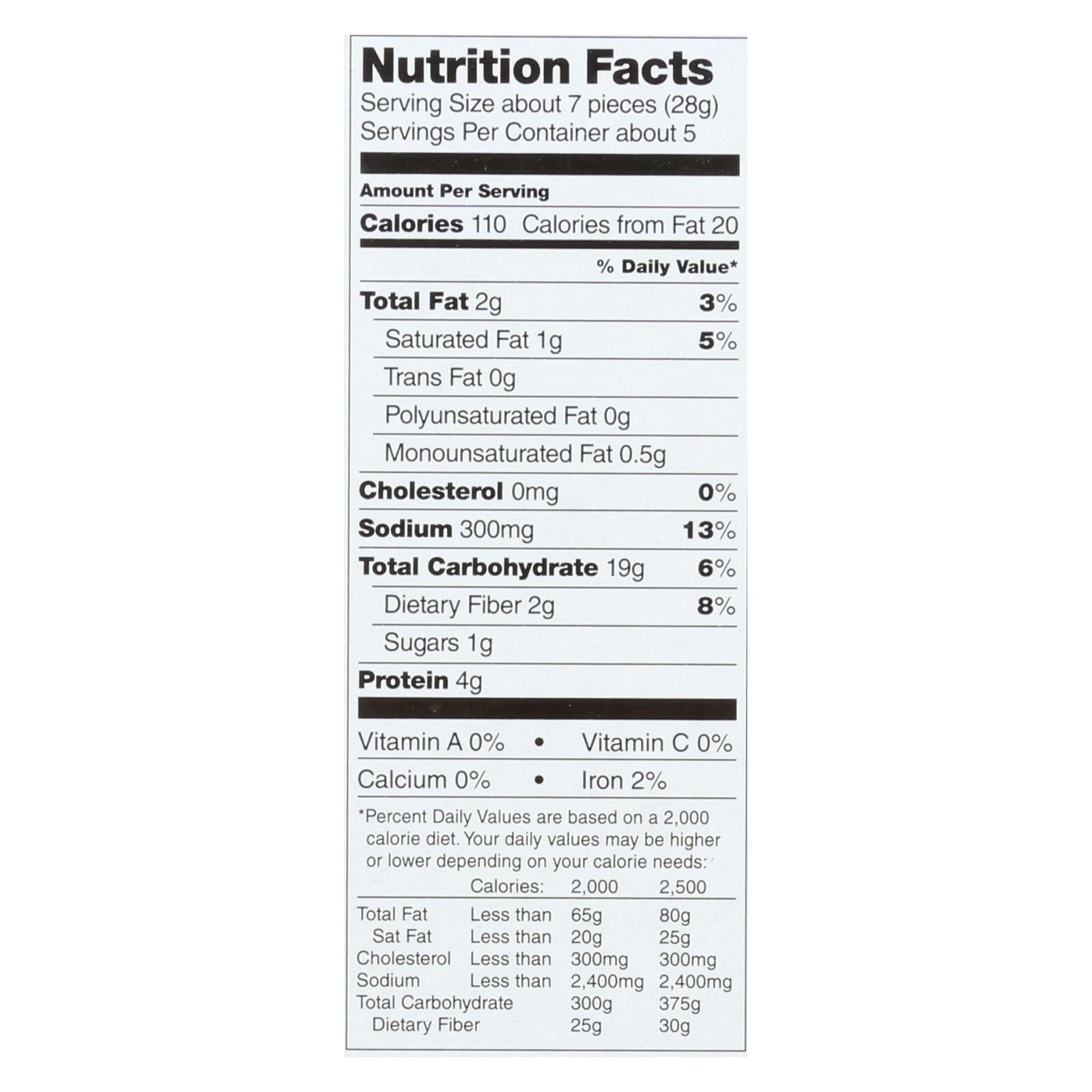 Old London - Melba Snacks - Sea Salt - Case Of 12 - 5.25 Oz. - GreatEagleInc