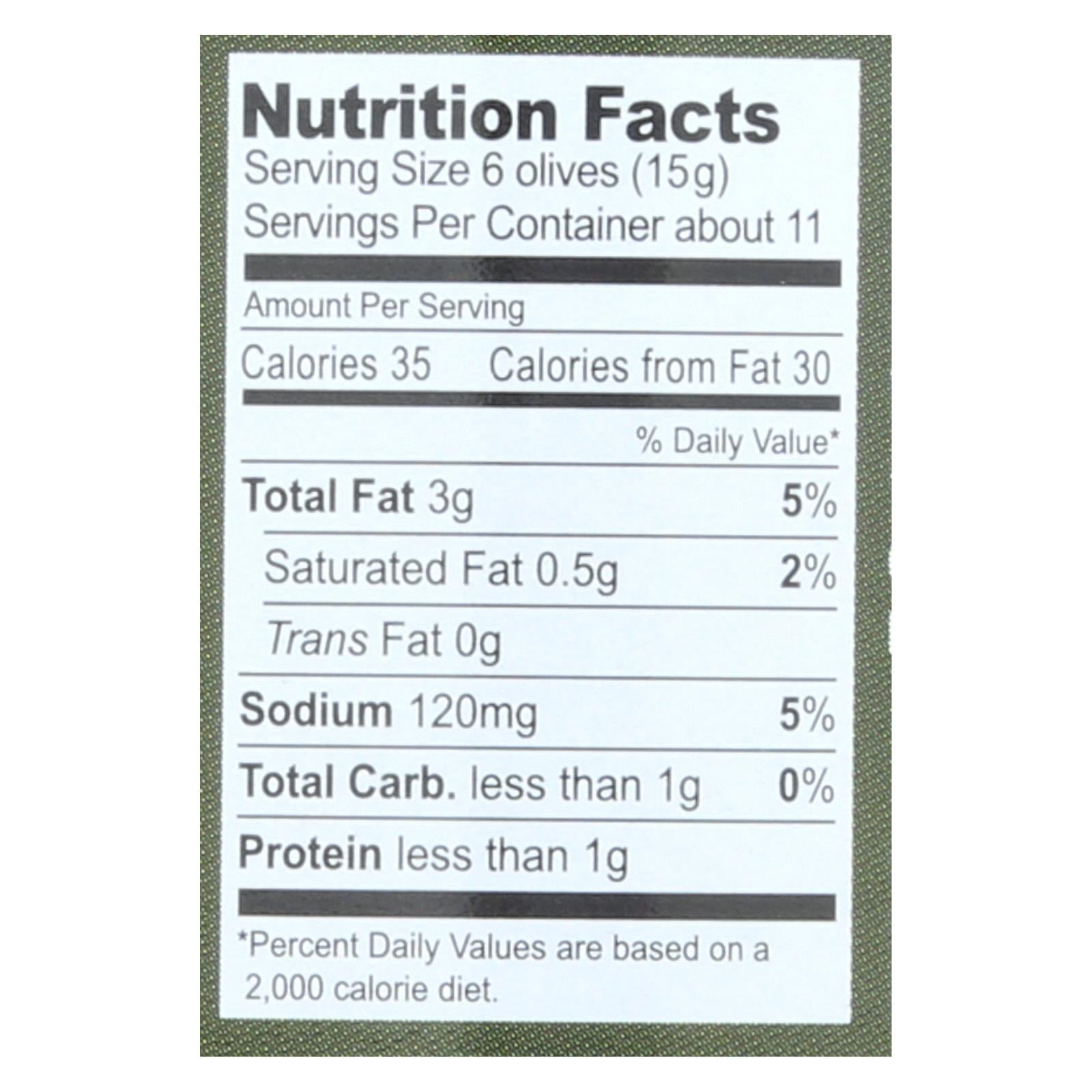 Gaea Olives - Organic - Kalamata - Pitted - Original - 5.6 Oz - Case Of 8 - GreatEagleInc