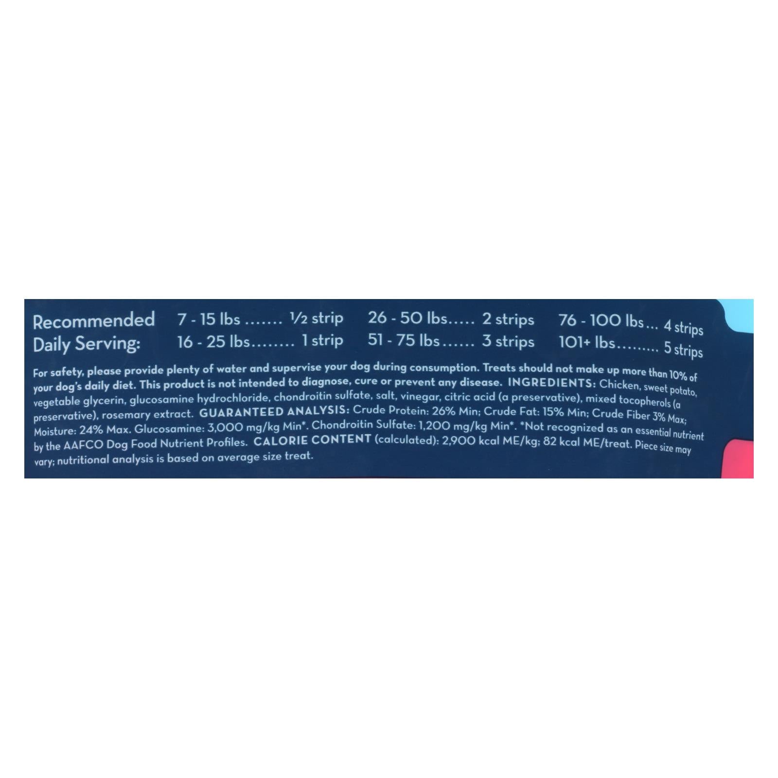 Bixbi - Jerky Hip & Joint Chicken - Case Of 6-5 Oz - Home & Garden
