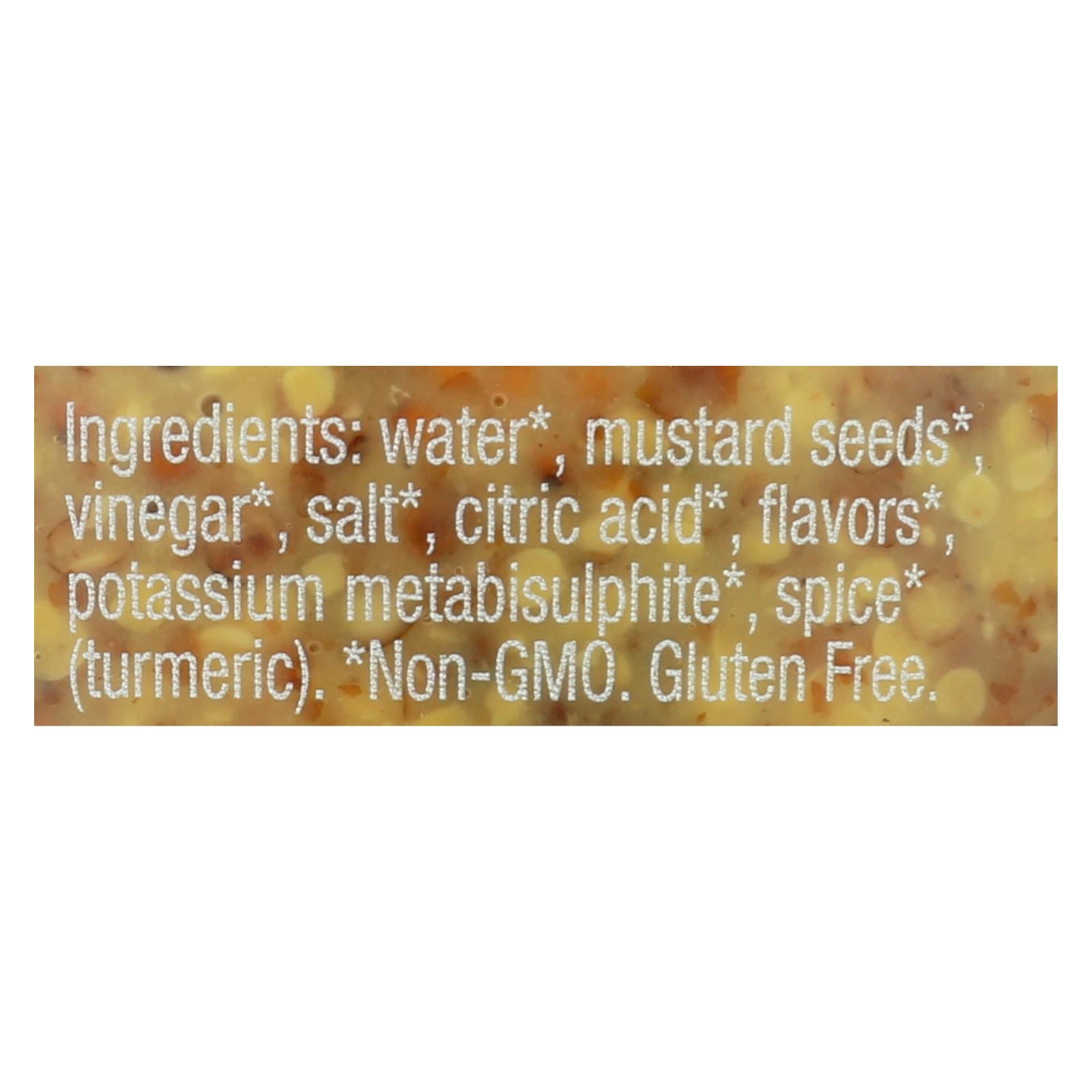 Bornier - Mustard - Whole Grain - Case Of 6 - 7.4 Oz. - Eco-Friendly Home & Grocery
