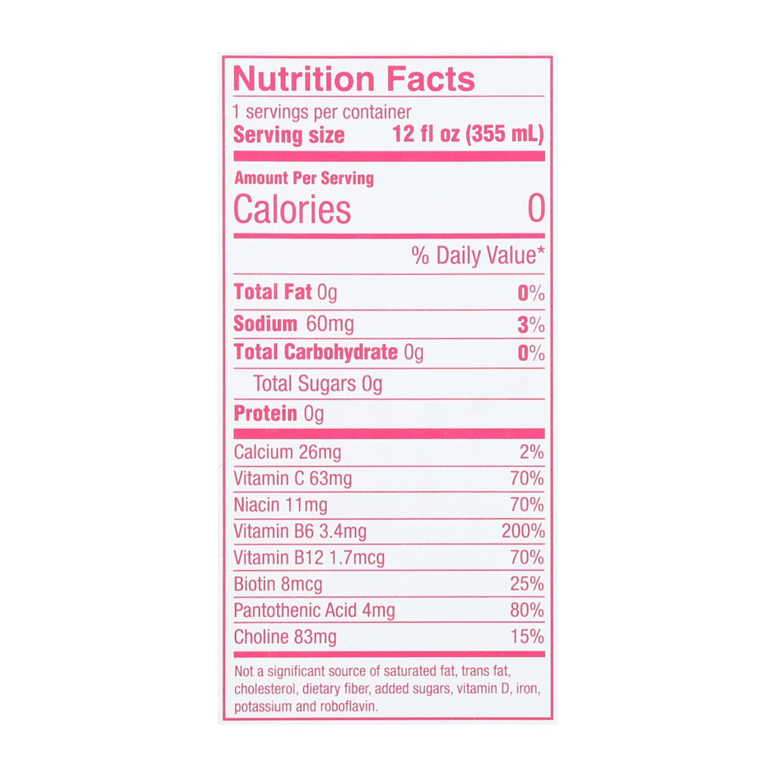 Aspire Healthy Energy - Sparkling Raspberry Acai - Case Of 6 - 4/12 Oz - GreatEagleInc