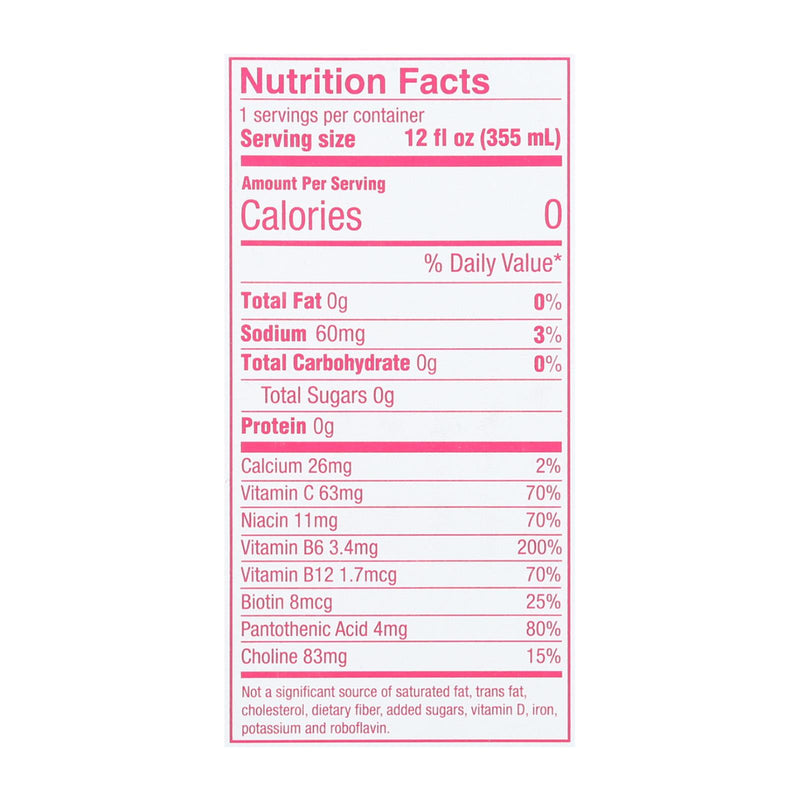 Aspire Healthy Energy - Sparkling Raspberry Acai - Case Of 6 - 4/12 Oz - GreatEagleInc