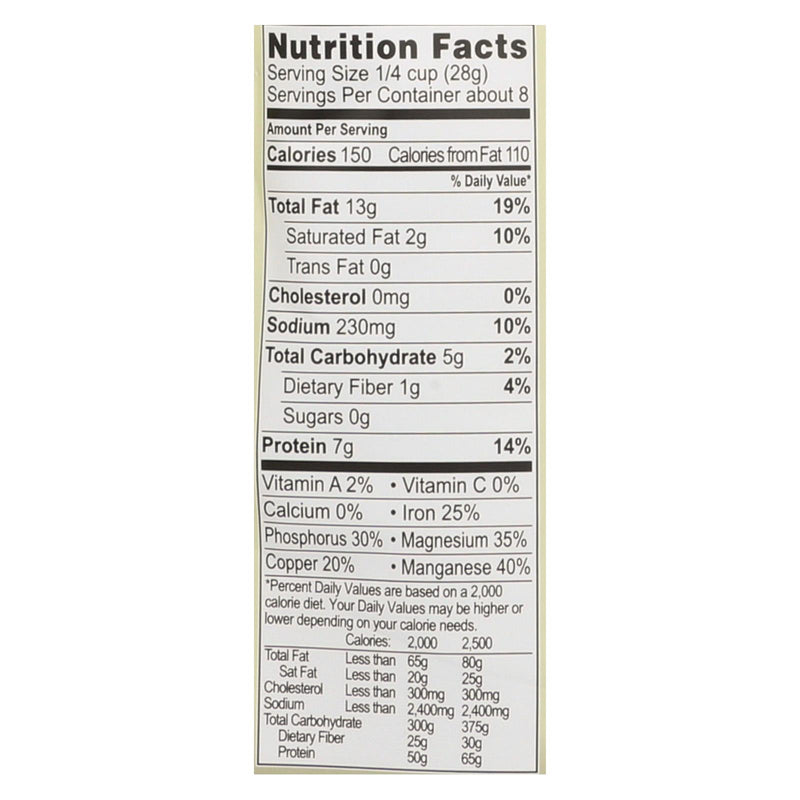 Living Intentions Organic Sprouted Seeds - Pumpkin Sunflower - Case Of 6 - 8 Oz. - GreatEagleInc