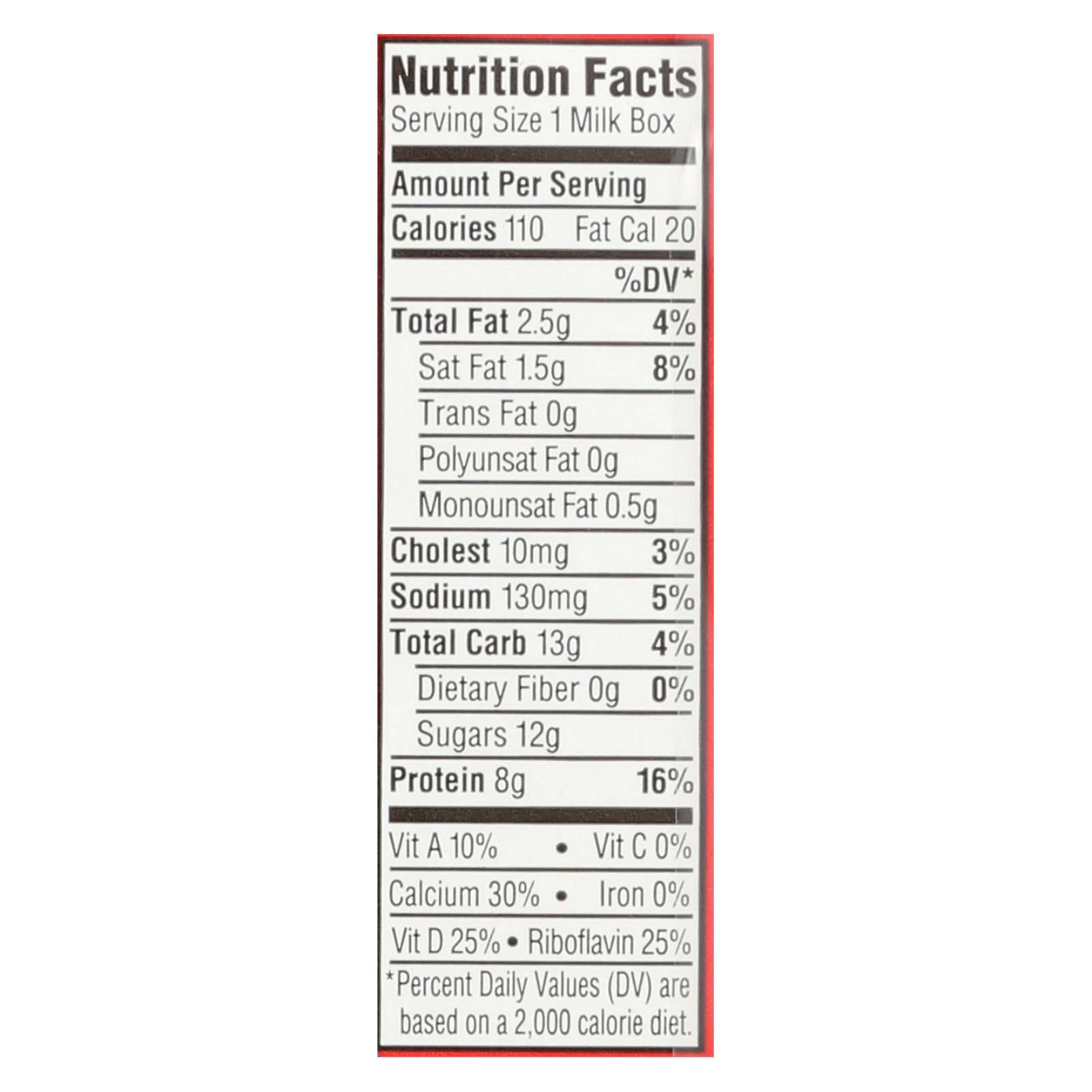 Horizon Organic Dairy Organic Low Fat 1 % Milk - Aseptic - Case Of 3 - 6/8 Fl Oz - Eco-Friendly Home & Grocery