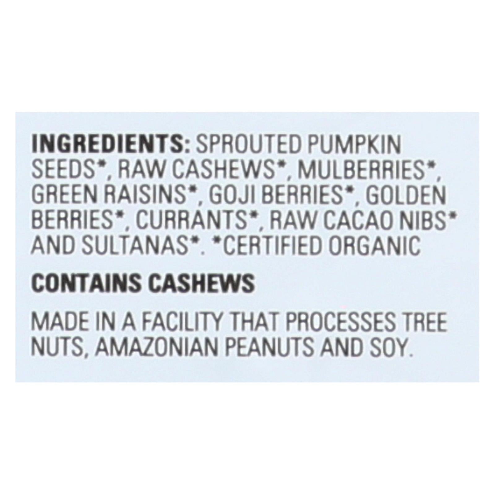 Living Intentions Organic Sprouted Trail Mix - Wild Berry - Case Of 6 - 7 Oz. - GreatEagleInc