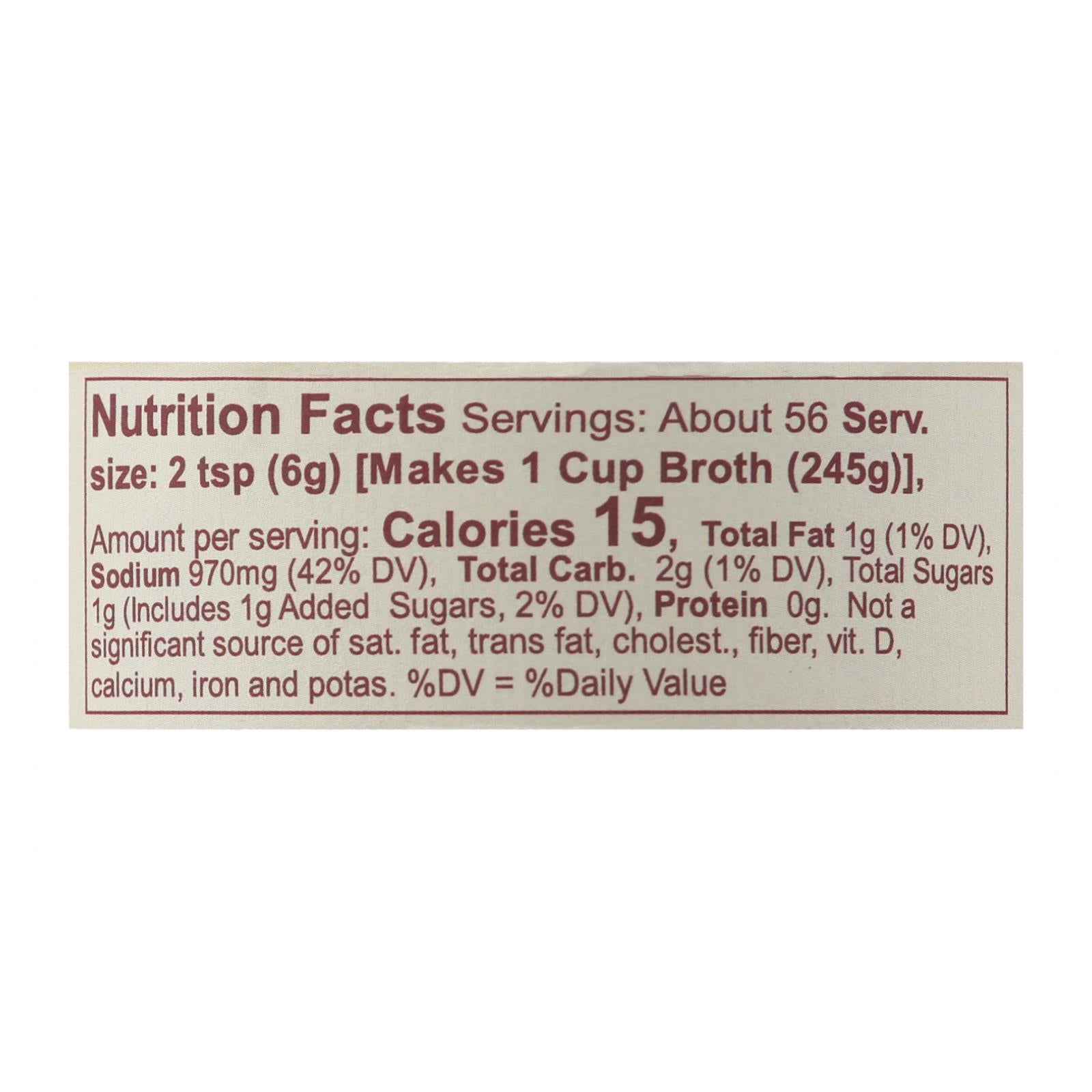 Orrington Farms Broth Base And Seasoning - Beef - Case Of 6 - 12 Oz. - GreatEagleInc