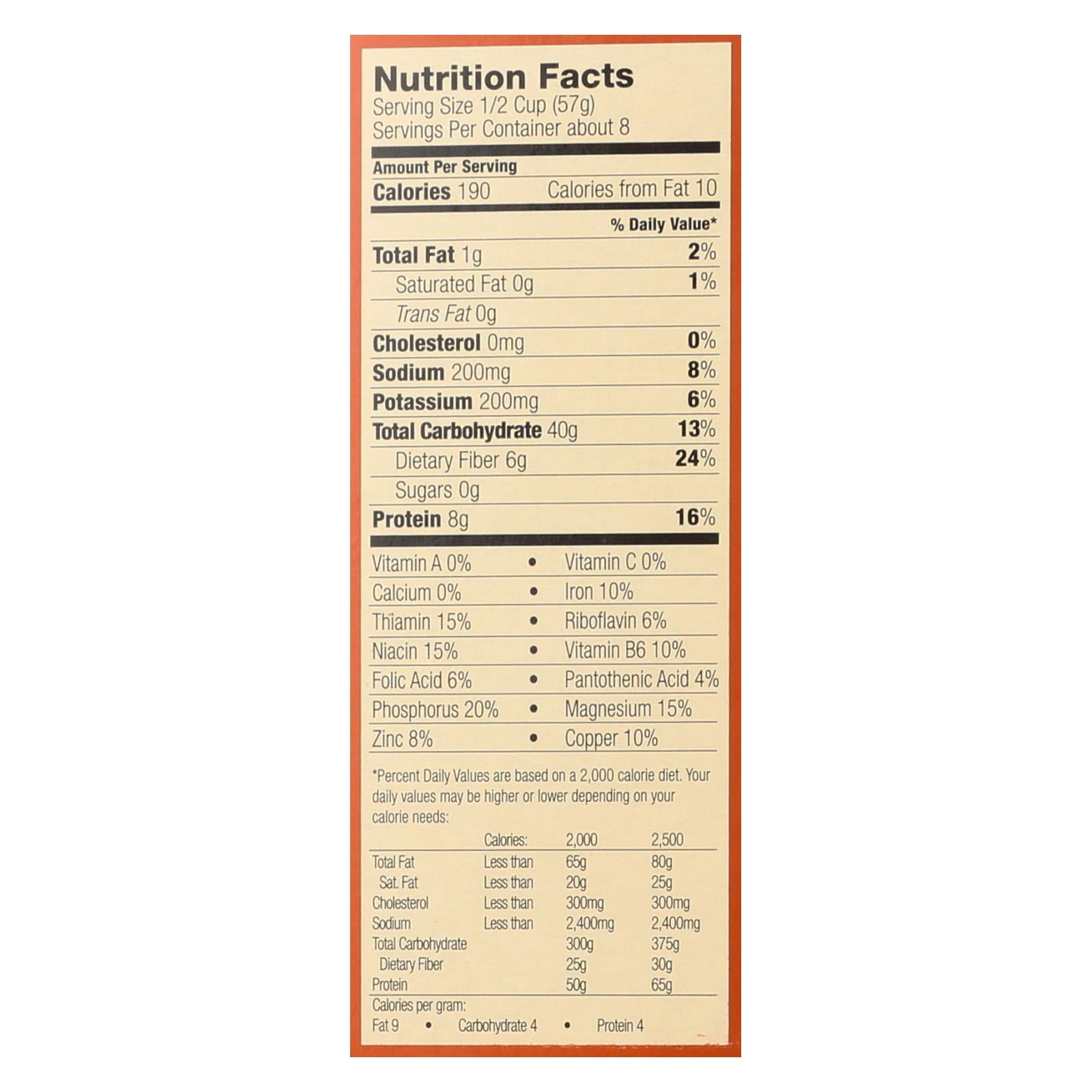 Food For Life Baking Co. Cereal - Organic - Ezekiel 4-9 - Sprouted Whole Grain - Original - 16 Oz - Case Of 6 - GreatEagleInc