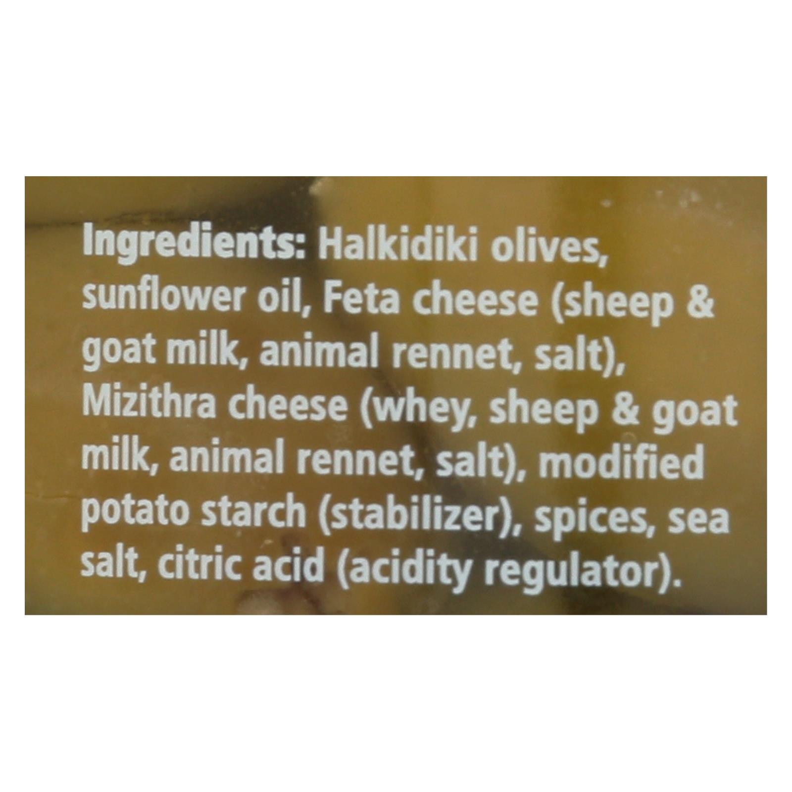 Divina - Olives Stuffed With Feta Cheese - Case Of 6 - 7.8 Oz. - GreatEagleInc