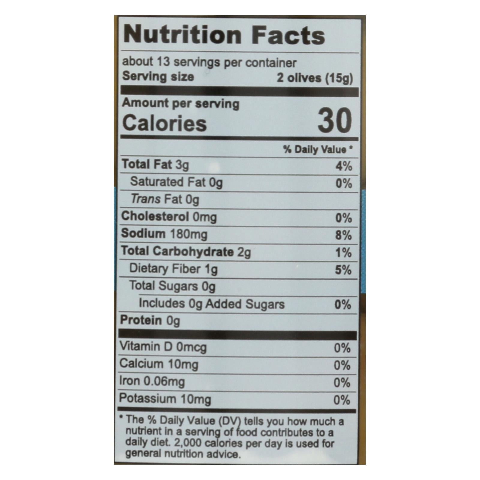 Divina - Olives Stuffed With Feta Cheese - Case Of 6 - 7.8 Oz. - GreatEagleInc