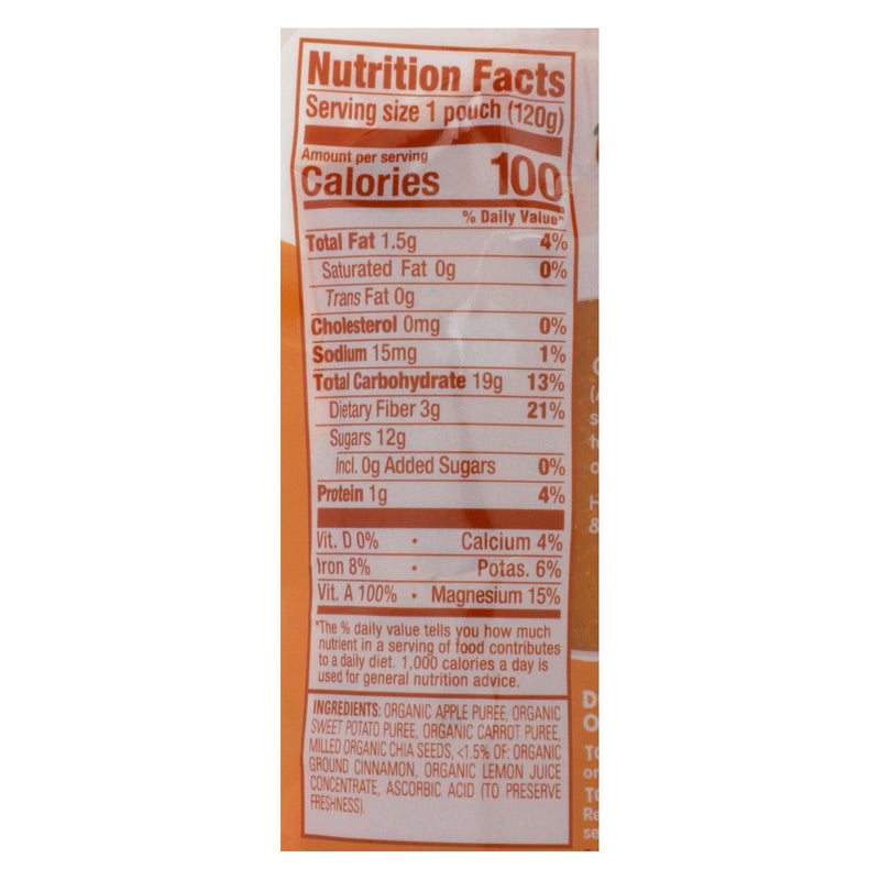 Happy Baby Happytot Organic Superfoods Sweet Potato Apple Carrot And Cinnamon - 4.22 Oz - Case Of 16 - GreatEagleInc
