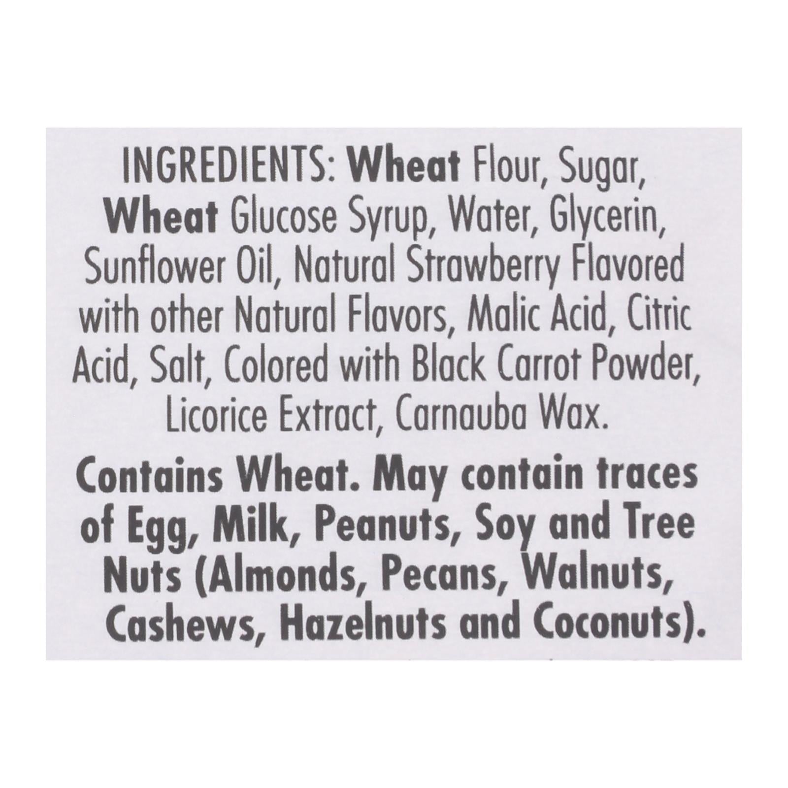 Darrell Soft Eating Liquorice - Strawberry - Case Of 8 - 7 Oz. - GreatEagleInc