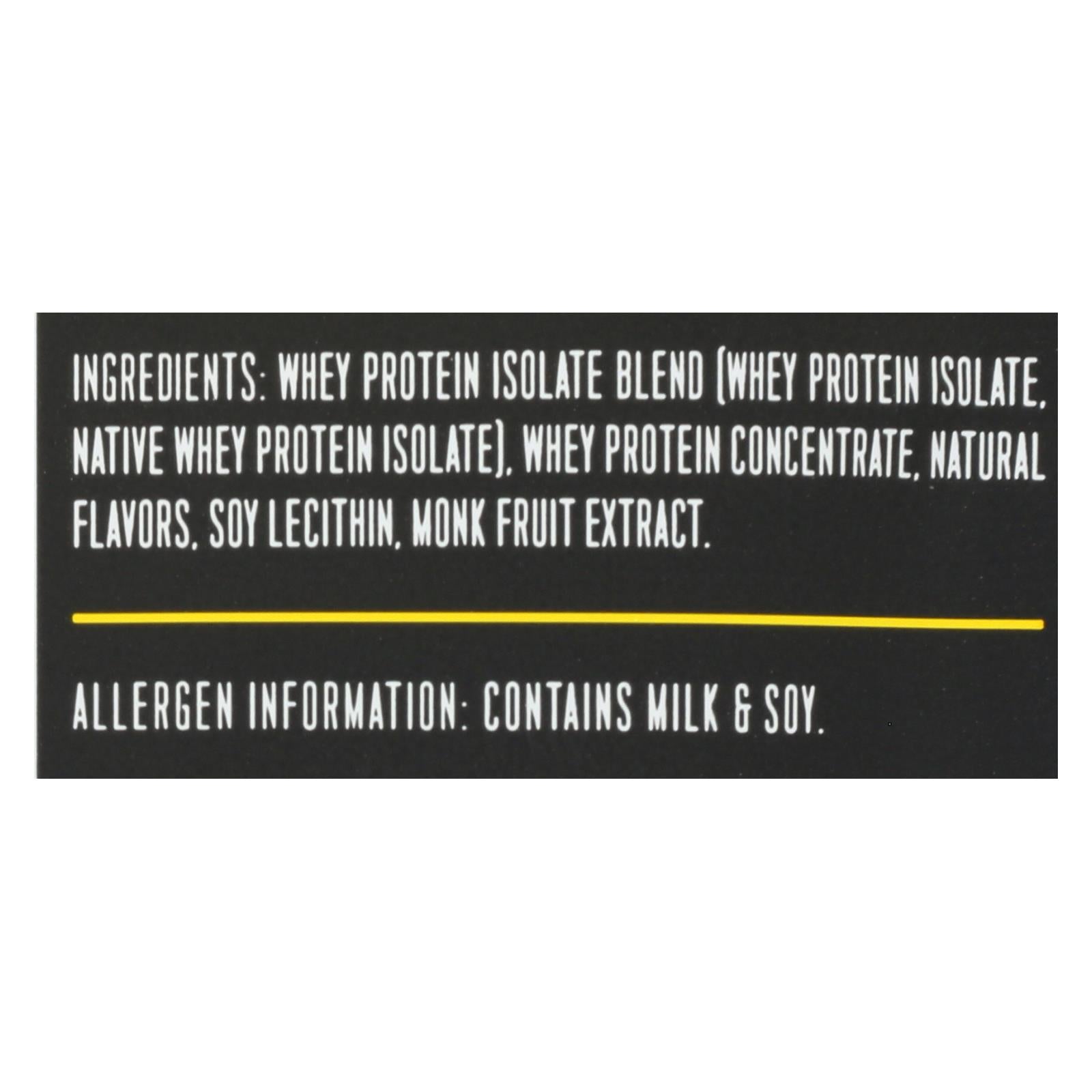 Ascent Native Fuel Whey Protein Powder Blend Vanilla Bean - Case Of 15 - 1.09 Oz - GreatEagleInc