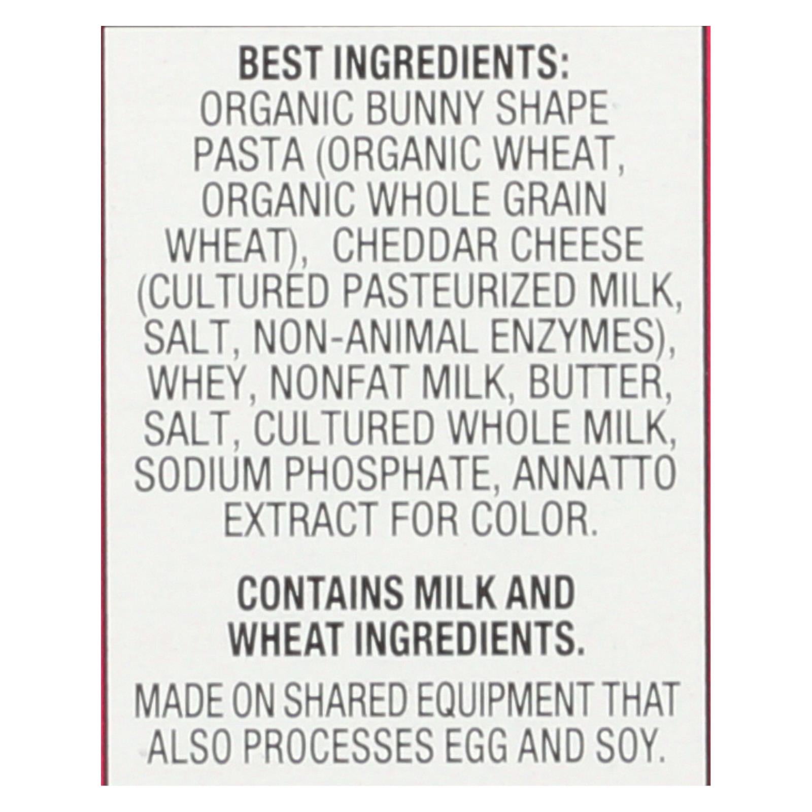 Annies Homegrown Macaroni And Cheese - Organic - Bunny Pasta With Yummy Cheese - 6 Oz - Case Of 12 - GreatEagleInc