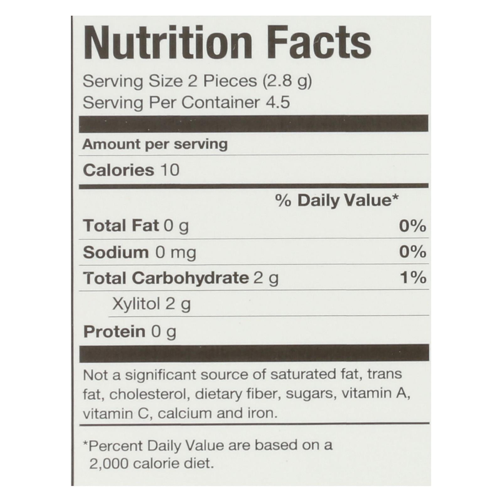 Pur Gum - Coolmint - Aspartame Free - 9 Pieces - 12.6 G - Case Of 12 - GreatEagleInc