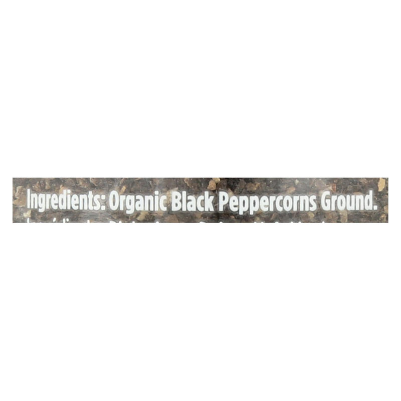 Spicely Organics - Organic Peppercorn - Black Ground - Case Of 3 - 1.7 Oz. - GreatEagleInc