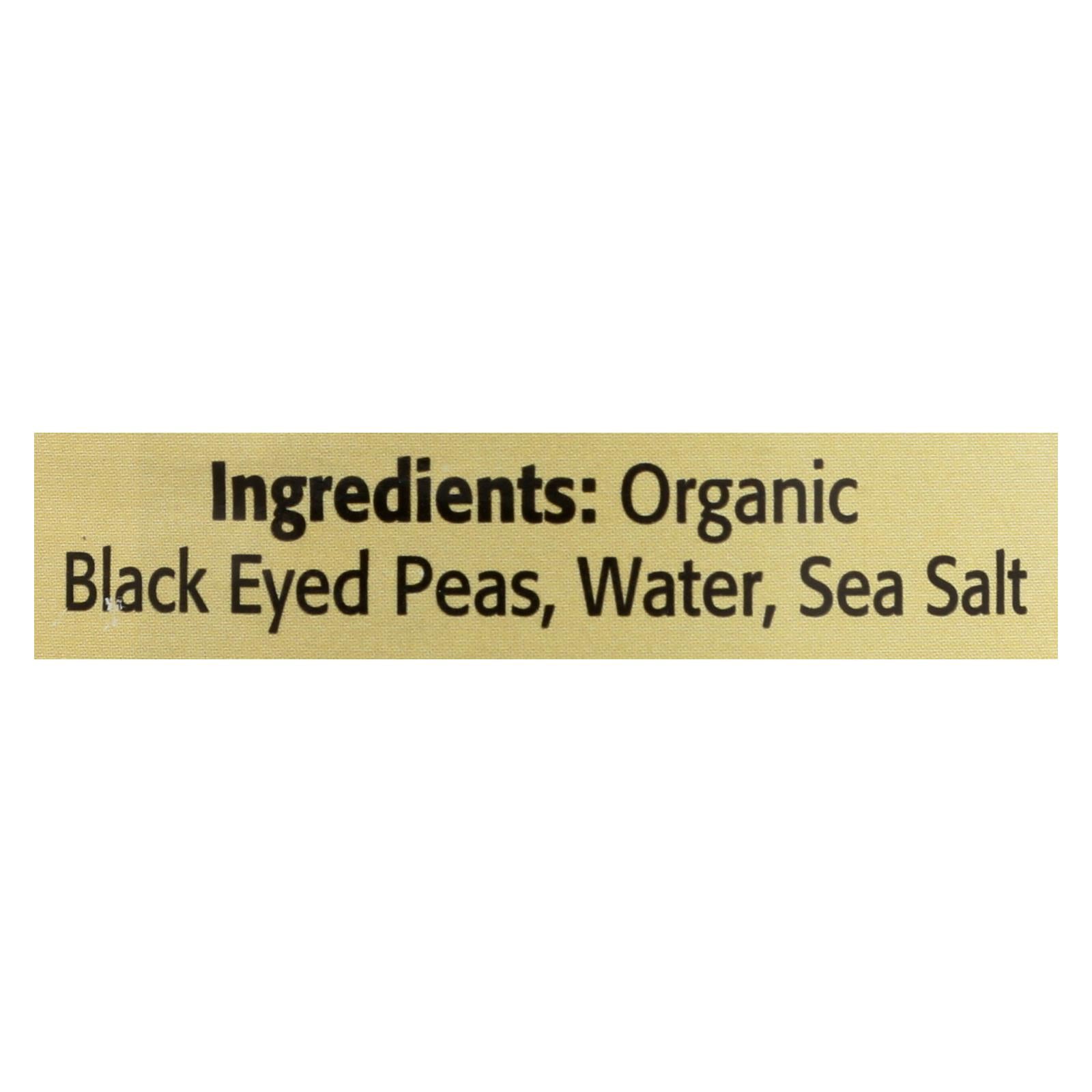 Omena Organics - Peas Black Eyed - Case Of 12 - 15 Oz - GreatEagleInc