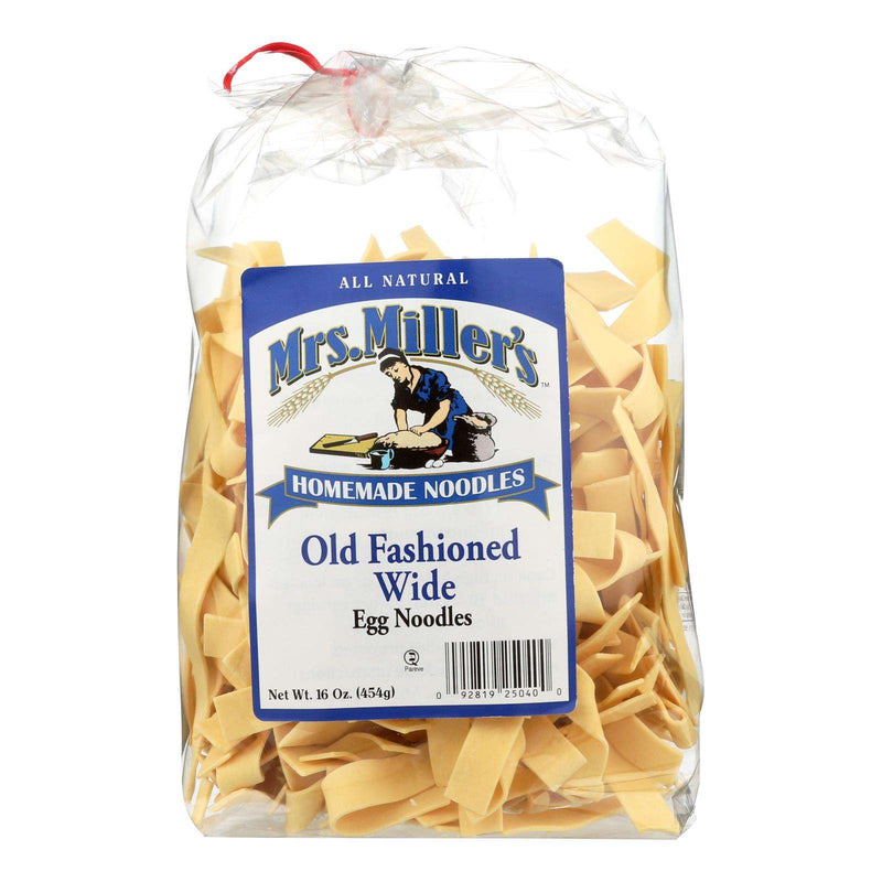 Mrs. Miller's Old Fashioned Wide Egg Noodles  - Case Of 6 - 16 Oz - Home & Garden