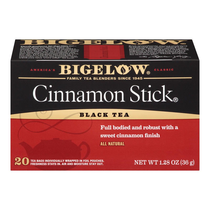 Bigelow Tea Cinnamon Stick Black Tea - Case Of 6 - 20 Bags - GreatEagleInc