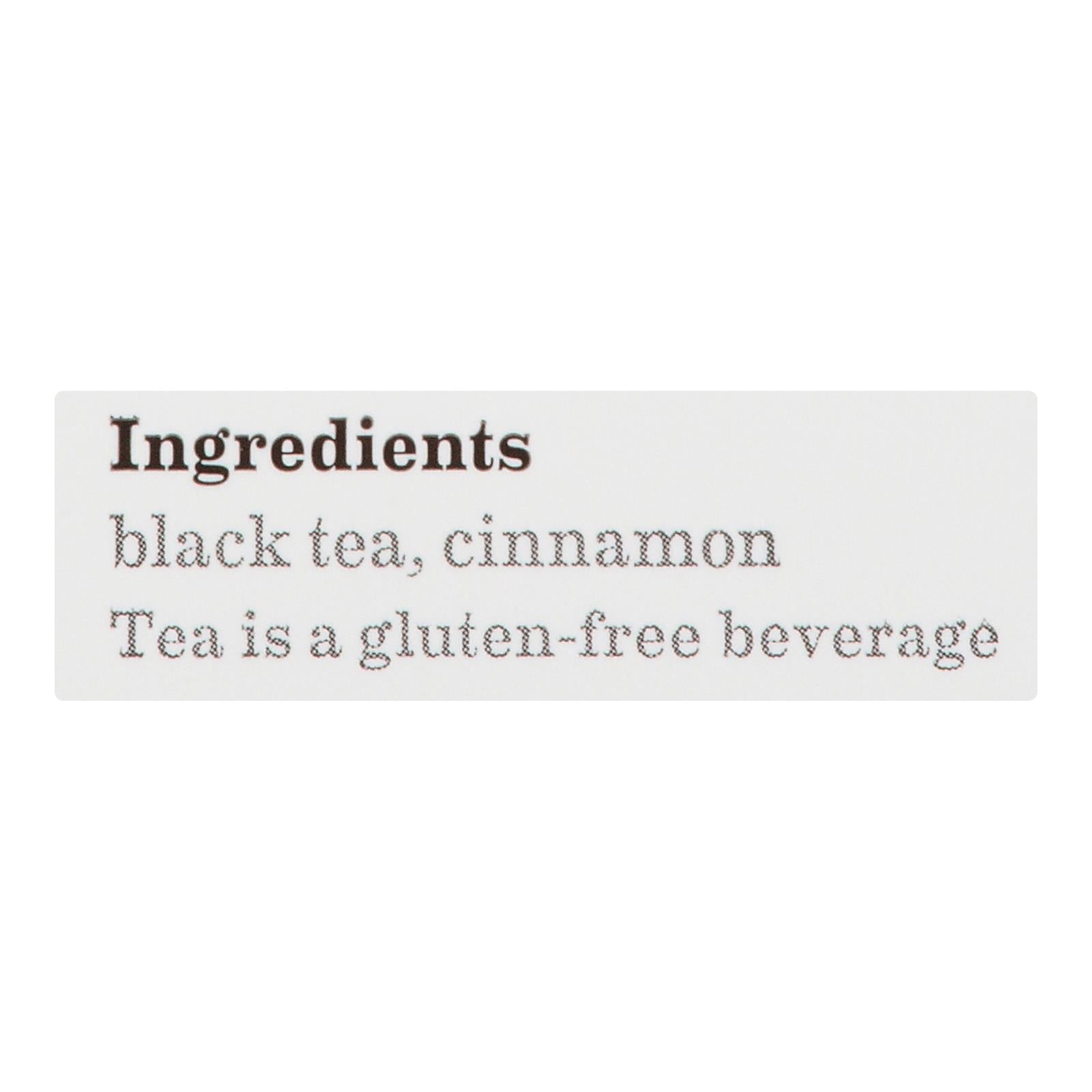 Bigelow Tea Cinnamon Stick Black Tea - Case Of 6 - 20 Bags - GreatEagleInc