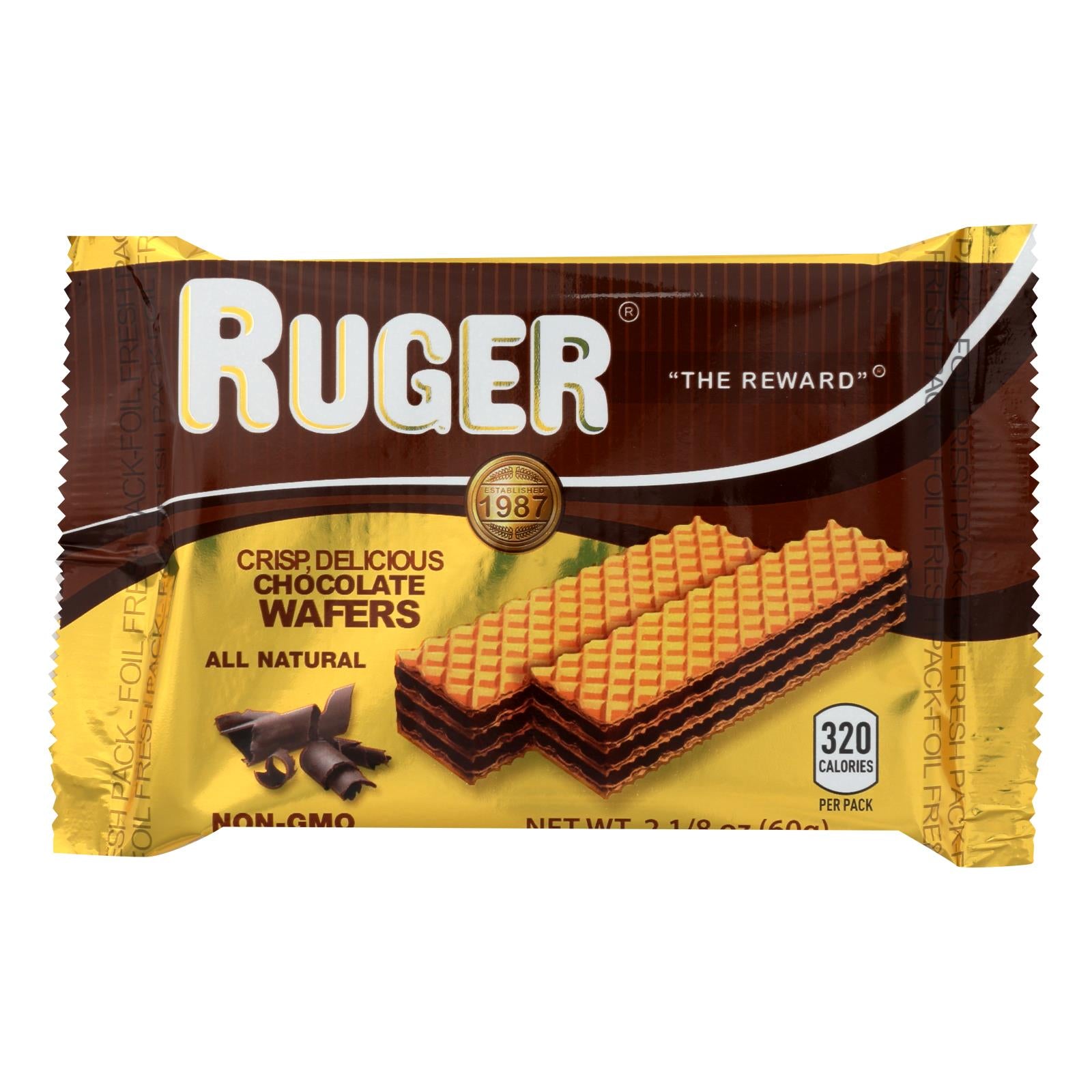 Ruger - Wafer Chocolate - Case Of 12 - 2.125 Oz - GreatEagleInc