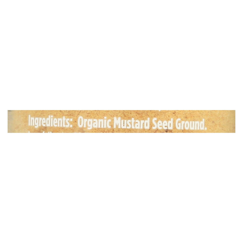Spicely Organics - Organic Mustard - Ground - Case Of 3 - 1.7 Oz. - GreatEagleInc