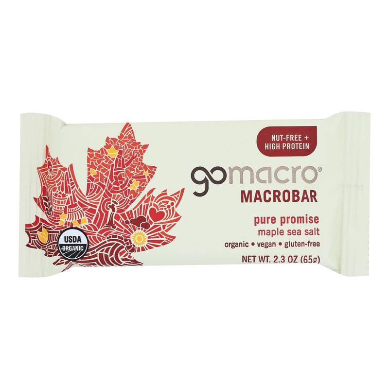 Gomacro - Bars Maple Sea Salt - Case Of 12 - 2.3 Oz - GreatEagleInc