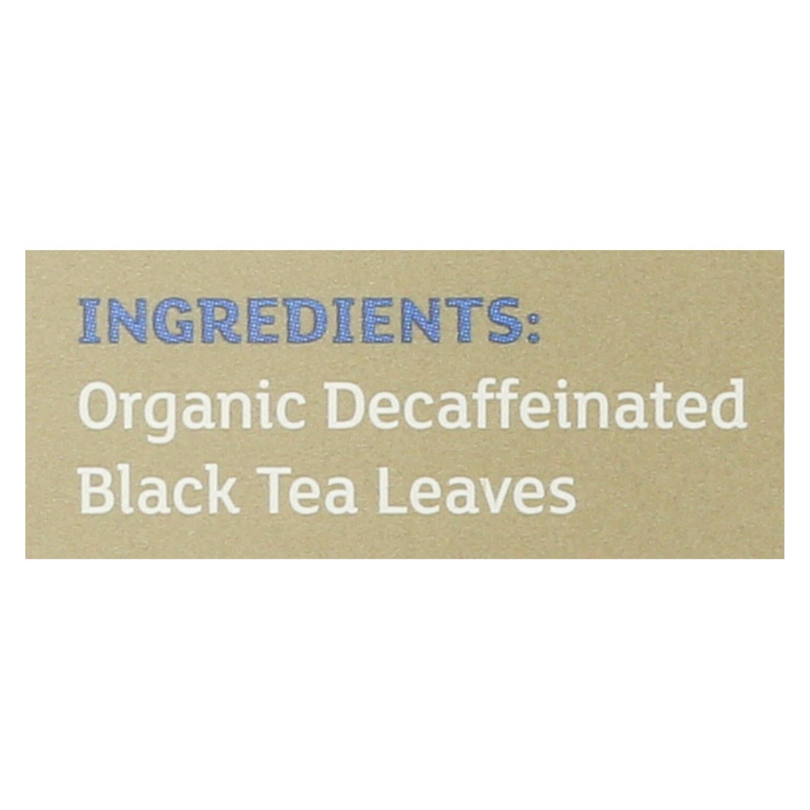 Equal Exchange Organic Decaf Black Tea - English Breakfast - Case Of 6 - 20 Bags - GreatEagleInc